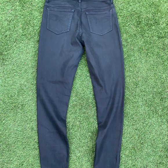 Ted Baker Womens Size 28 Trousers Ankle Zip Wet Look Night Out ladies. - Picture 4 of 4